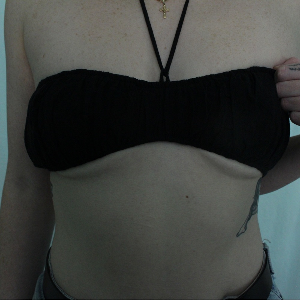 WHITE FOX CROP TOP
